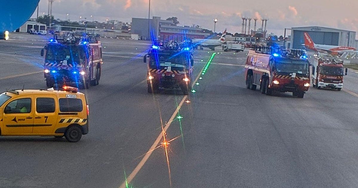 Susto de un avión de Air Europa en Palma por una avería en el tren de aterrizaje
