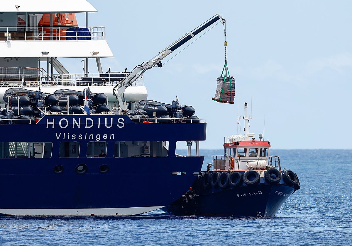 El crucero MV Hondius afectado por el brote.