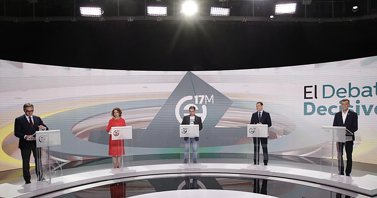 Lo mejor y lo peor de cada candidato ante las cámaras en el último debate electoral andaluz