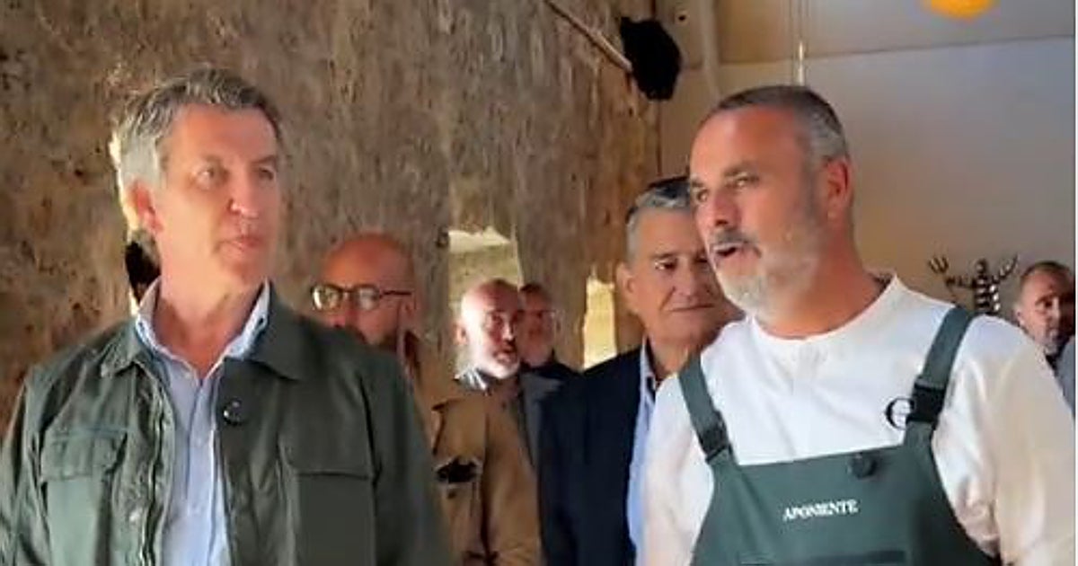 Feijóo visita Aponiente y se queda sin palabras: «La bellota de la marisma»