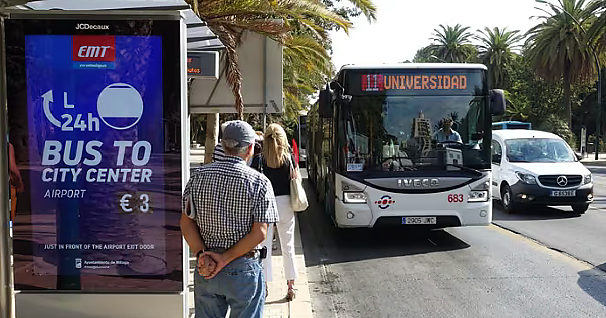Málaga registra  17,5 millones de viajeros en el transporte público en tres meses