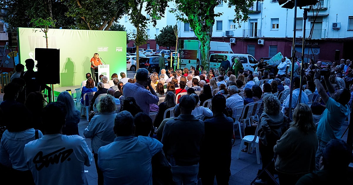 Susana Díaz apela a la unidad y a no relajarse para ganar las elecciones en Andalucía: «Hay que mirar a los ojos y pedir el voto»