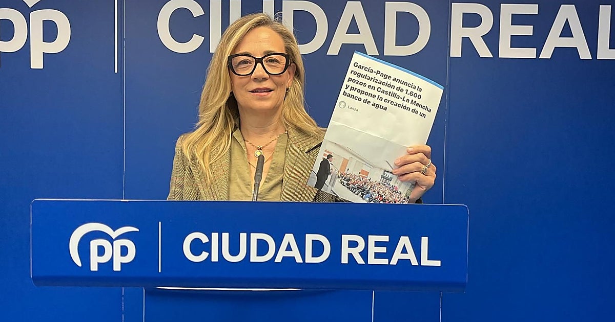 El PP asegura que el agua es «la gran mentira» de Page como presidente de Castilla-La Mancha