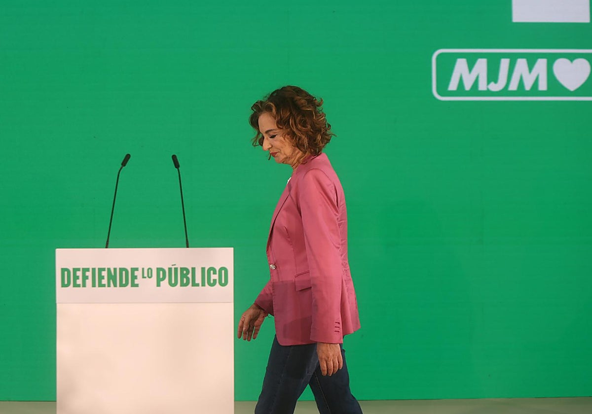 María Jesús Montero (PSOE): «No han sido unos buenos resultados, pero haremos una oposición seria»
