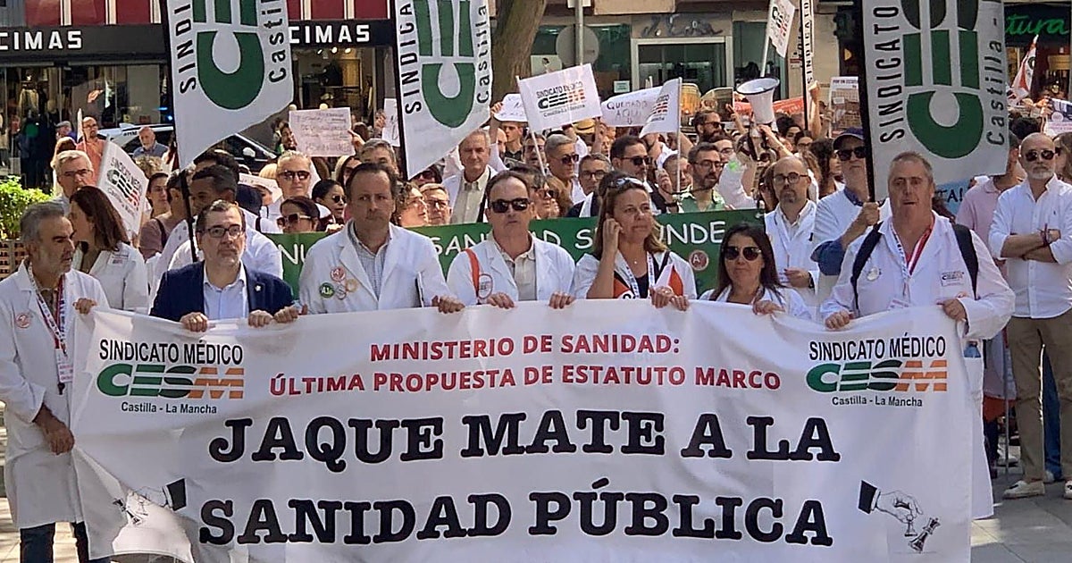 Castilla-La Mancha inicia la cuarta semana de huelga nacional indefinida de médicos, facultativos y residentes