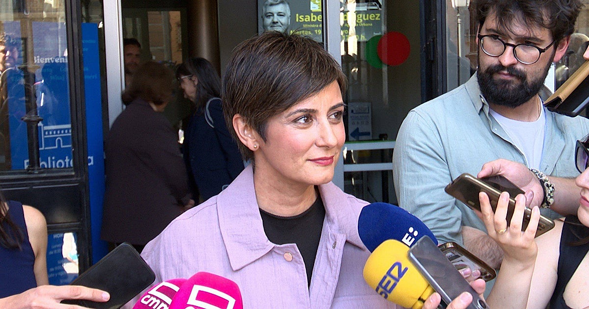 Isabel Rodríguez: «Confío en el Estado de derecho, en la presunción de inocencia y en Zapatero»