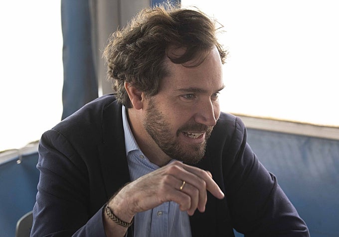 Giménez Larraz, durante la conversación con ABC.