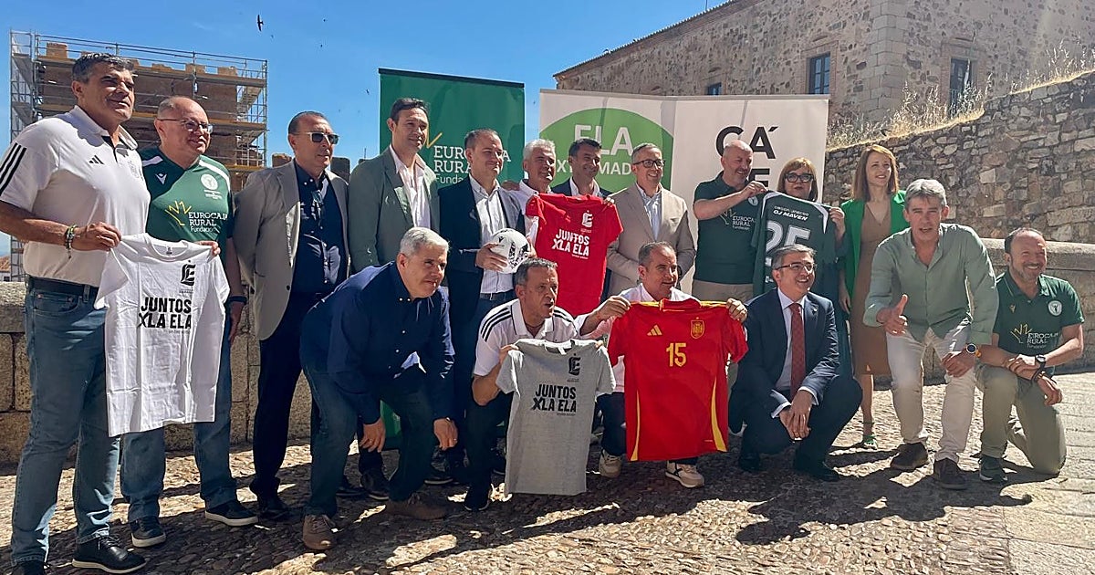 Fundación Eurocaja Rural se une al partido solidario «Leyendas de Fútbol» para luchar contra la ELA