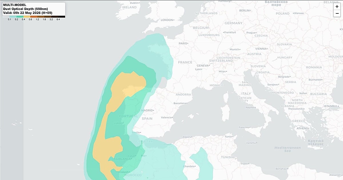 Una nube de polvo del Sáhara desploma la calidad de aire en Galicia