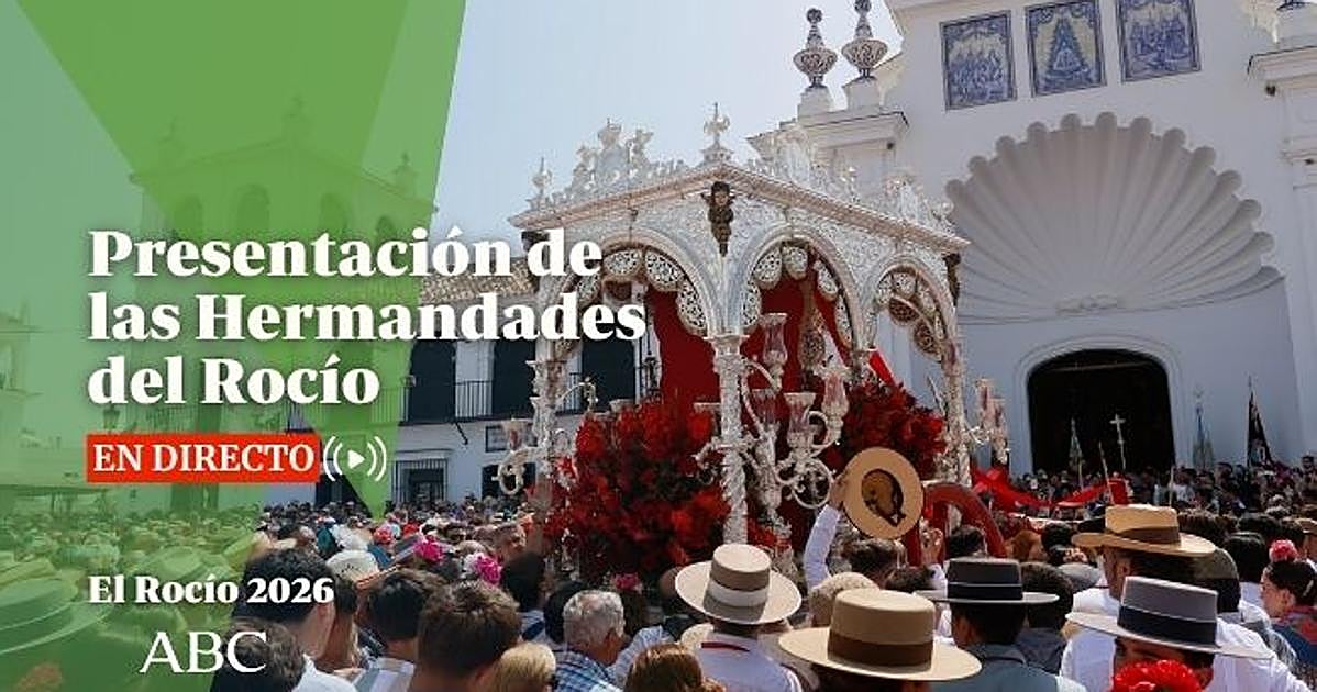 Presentación de las hermandades filiales en El Rocío 2026, en directo