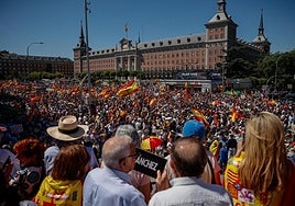 40.000 personas piden en Madrid la dimisión de Sánchez
