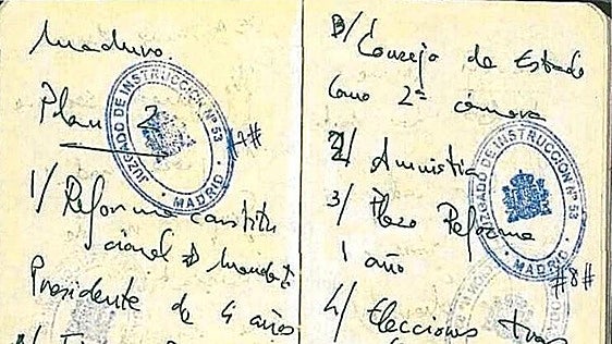 El amigo de Zapatero guardaba en su casa anotaciones sobre la liberación de presos y operativas del CNI en Venezuela