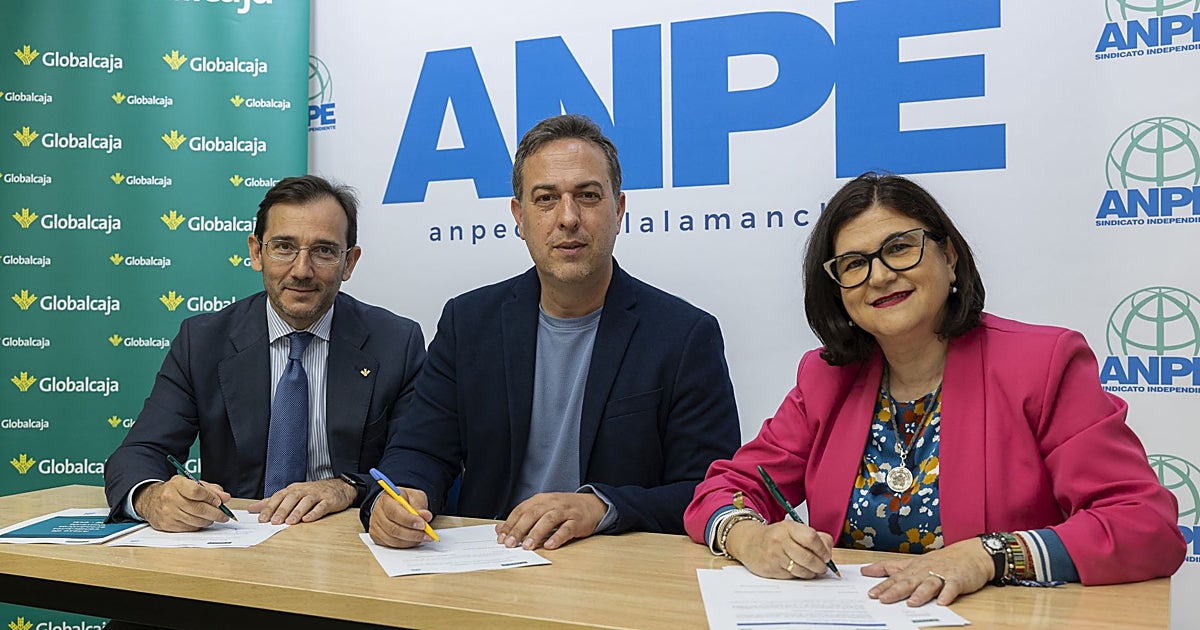 Globalcaja y ANPE actualizan su colaboración con ventajas para el colectivo docente