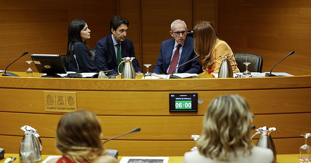 El dictamen sobre la dana en las Cortes Valencianas se queda solo con la versión de PP y Vox