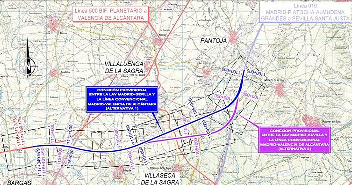 El Ministerio gastará hasta 431 millones en el  AVE provisional  a Extremadura sin Toledo