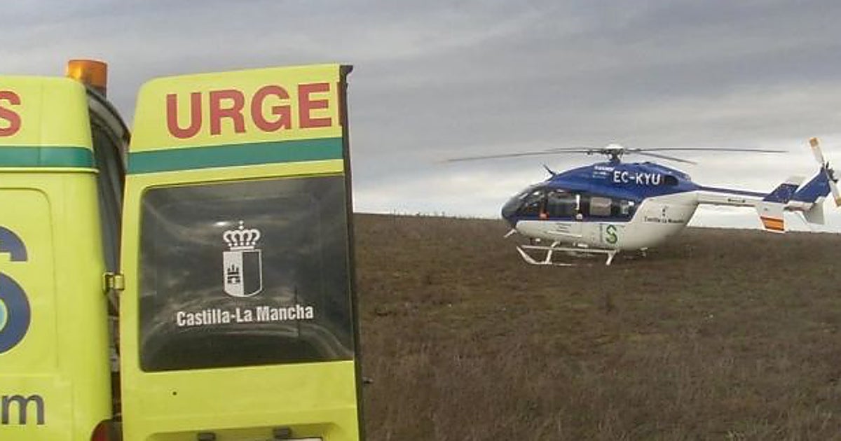 Muere un motorista de 53 años tras salirse de la vía en Alocén (Guadalajara)