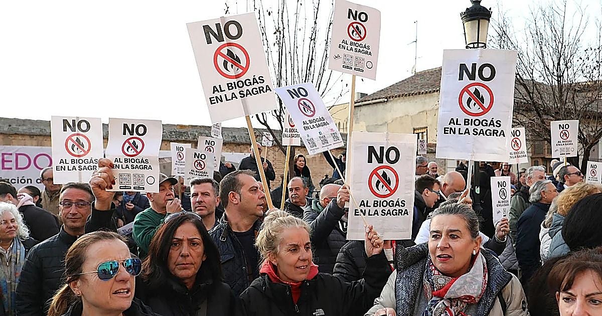 Protesta en Cuenca coincidiciendo en el Día de la Región contra las plantas de biogás