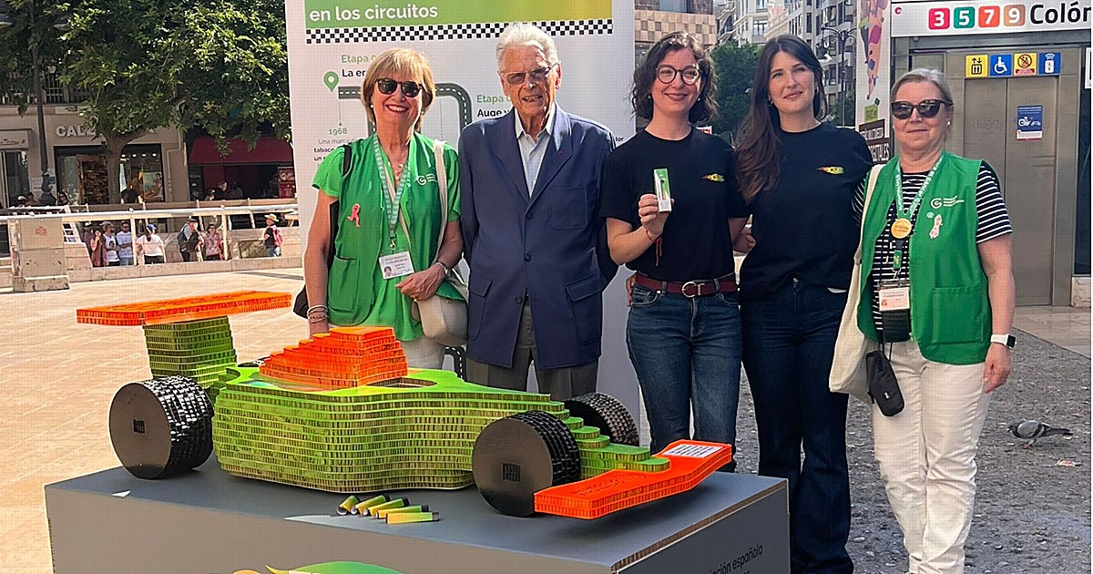 Contra el Cáncer Valencia sale a la calle con nueve monoplazas de F1 contra el patrocinio del vapeo