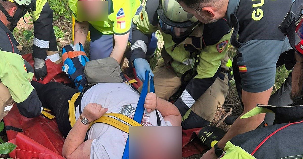 Rescatada una senderista de 51 años que sufrió un accidente en un paraje cercano al balneario de Tus en Yeste
