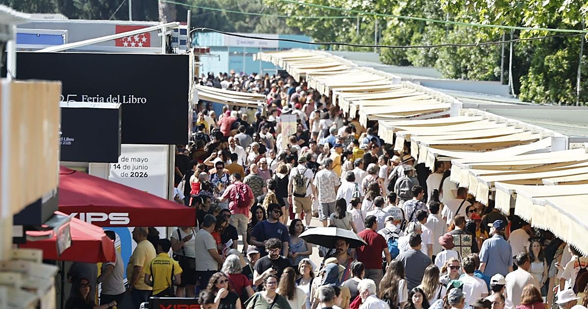 Quién firma hoy, sábado 6 de junio, en la Feria del Libro 2026 de Madrid: horarios, autores y casetas