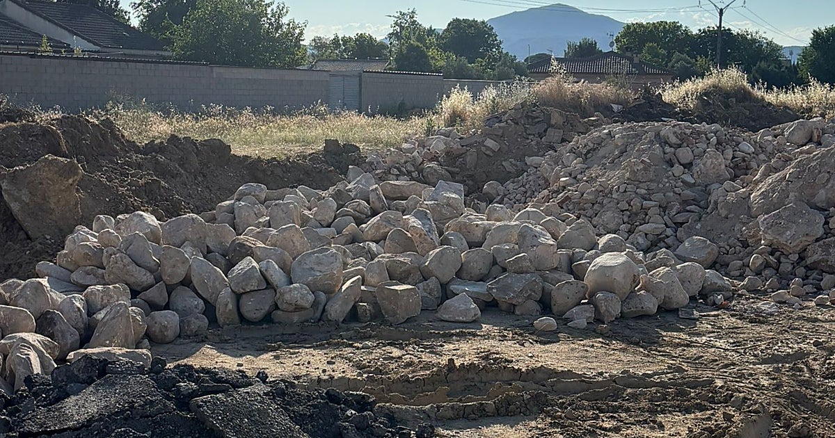 El PP de Escalona denuncia el traslado al punto limpio de restos del derrumbe del castillo