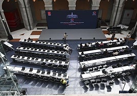 La Real Casa de Correos se somete a dos test de estrés antes de recibir a más de 2.000 periodistas por la visita del Papa