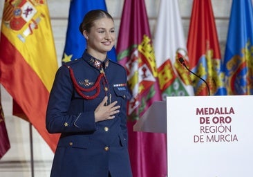 La inesperada referencia de la Princesa Leonor a Arde Bogotá en su despedida de Murcia: «Como una 'cowboy' de la A-3»