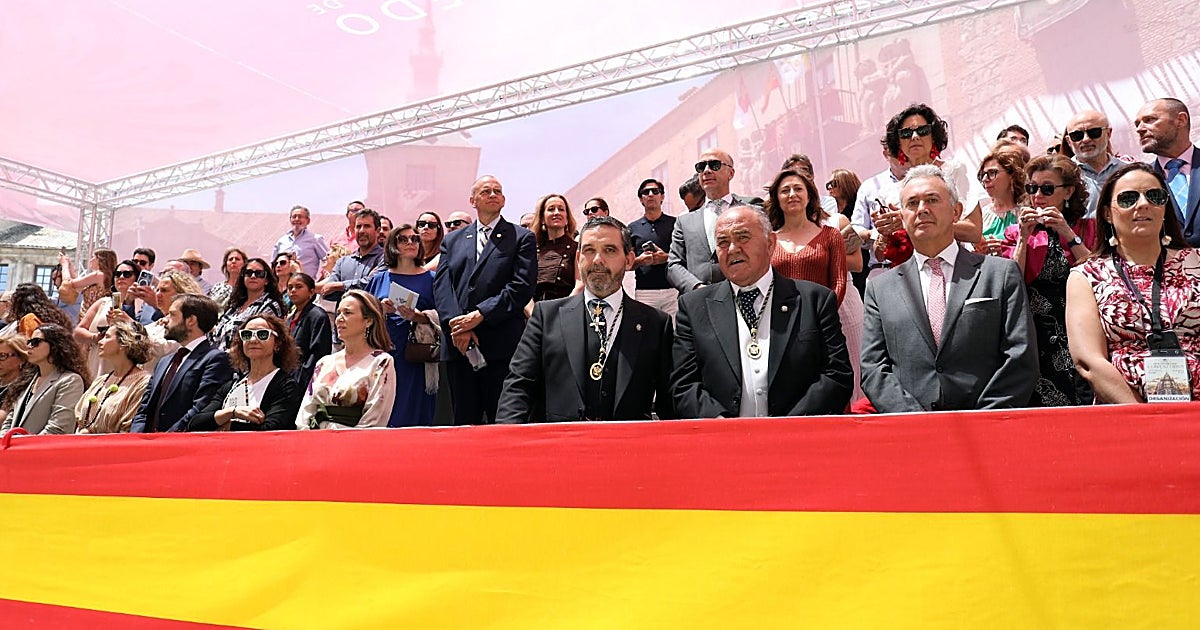 Cuca Gamarra, Pedro Carreño, la embajada de Italia o figuras de EE. UU., en el Corpus de Toledo