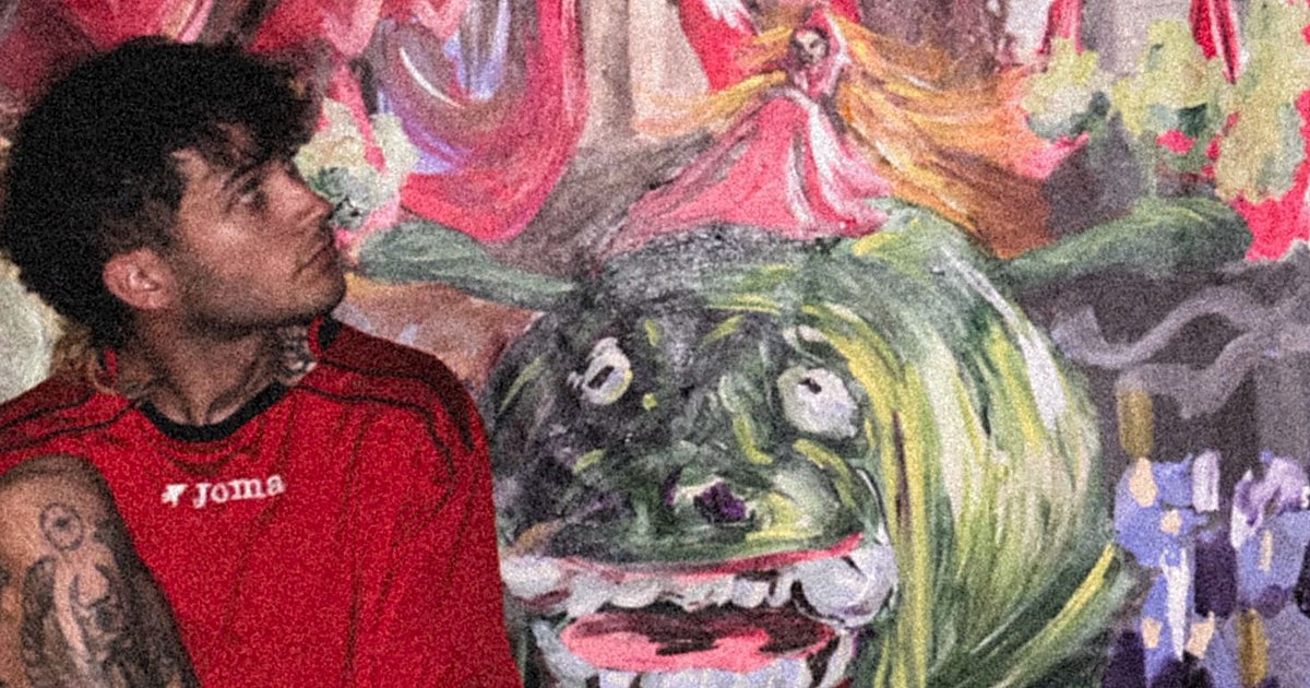 Javier Alcolea vuelve a pintar la emoción del Corpus en los balcones de Toledo