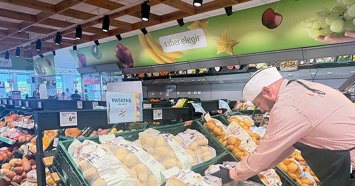 Consum confirma el origen de las patatas que vende en sus supermercados: «De mayo a noviembre»
