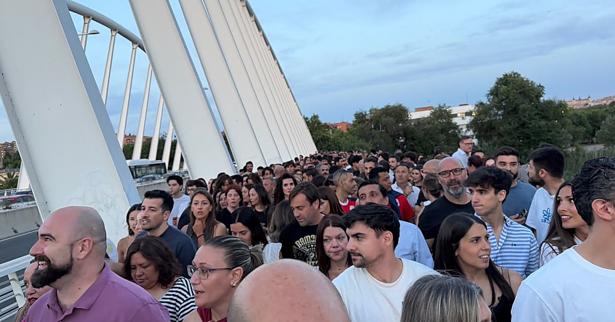 Inquietud por el balanceo del puente de Parapléjicos en el acceso al concierto de Dani Martín en Toledo