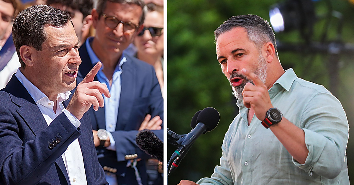 Juanma Moreno y Santiago Abascal tienen un primer encuentro 