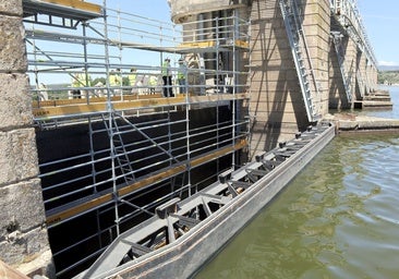 La CHT mantendrá el embalse de Cazalegas por debajo de su nivel habitual este verano por las obras de emergencia
