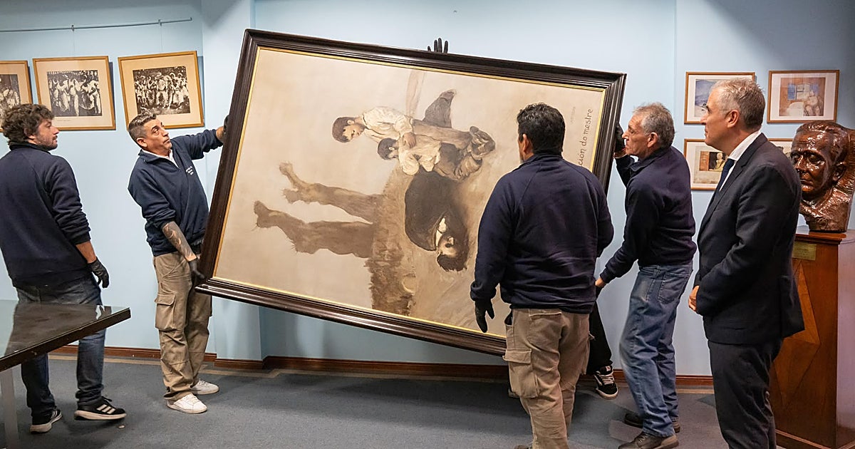 El cuadro más simbólico de Castelao se prepara para su regre