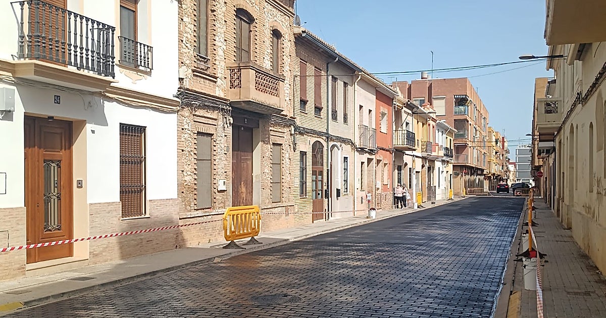 Veolia avanza en la reposición del alcantarillado de Alfafar
