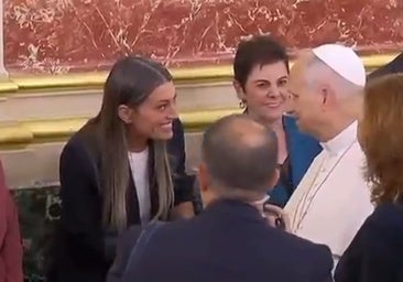 Nogueras hace independentismo ante el Papa: «Like Gaudí, i am Catalan. My Nation»