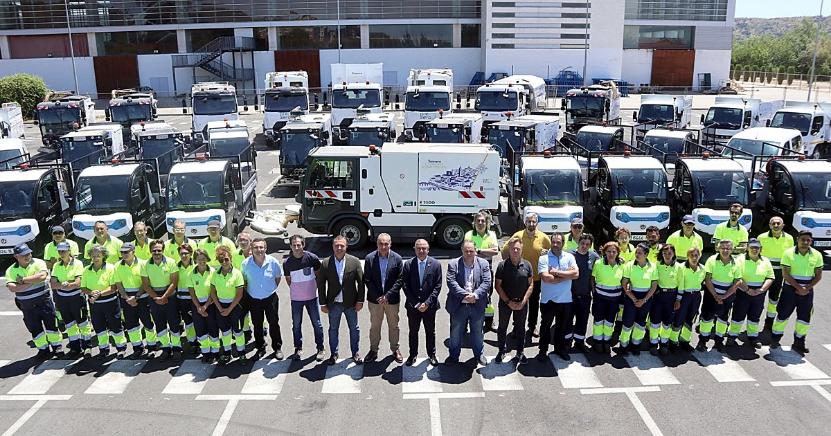 Talavera incorpora 32 nuevos vehículos de limpieza viaria