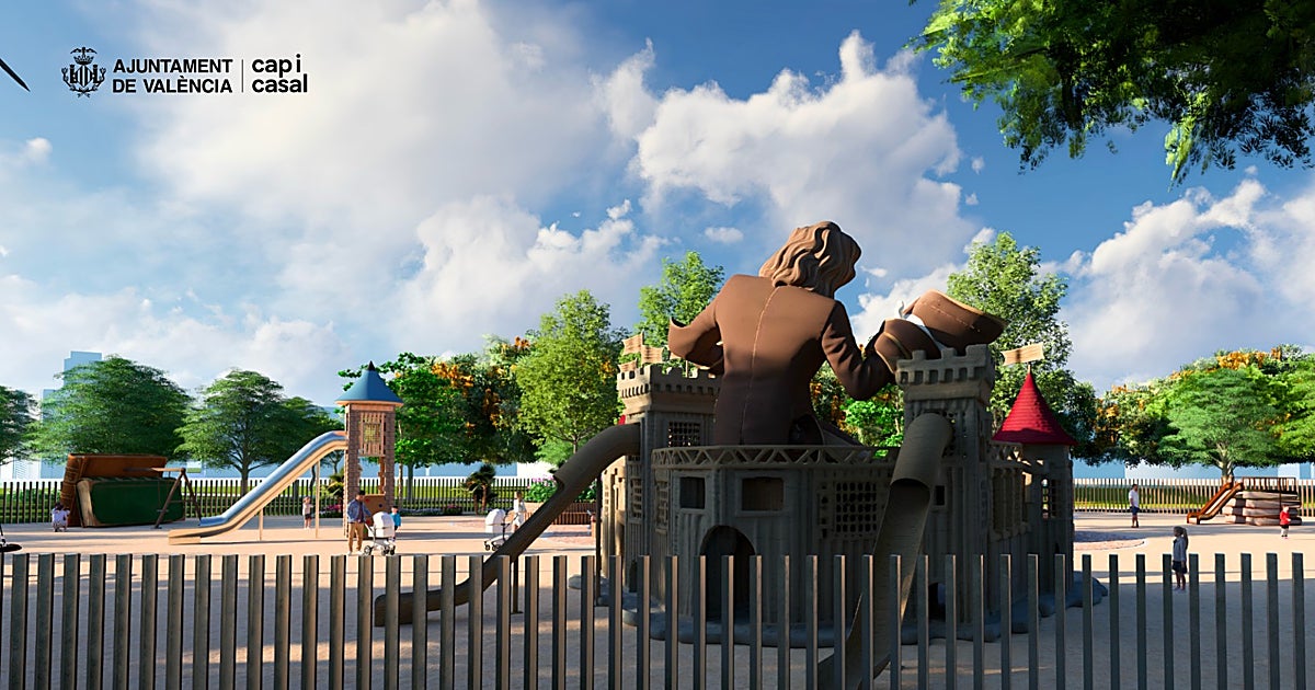 El nuevo parque Gulliver de Valencia: 2.300 metros cuadrados