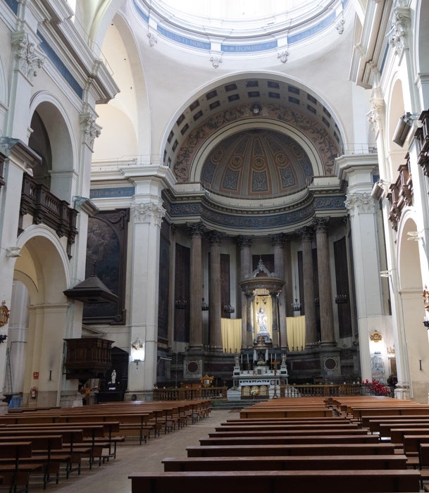 Interior de la Iglesia de San Agustín.