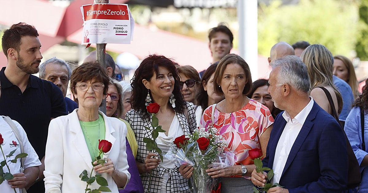 Más ministros para poner flores a Zerolo que para recibir al