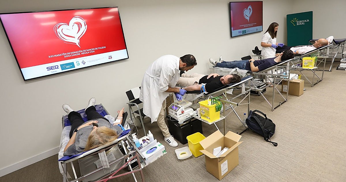 Toledo vuelve a responder a la donación de sangre: «Un ratit