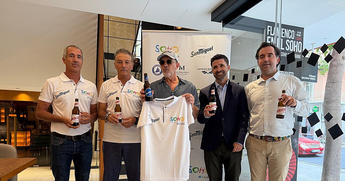 Antonio Banderas presenta su nuevo barco para competir en la