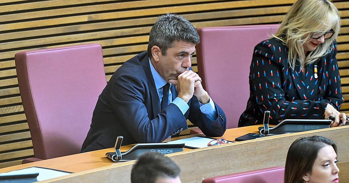 Mazón, a su Gobierno en la dana: «Inundad de datos. Desprend