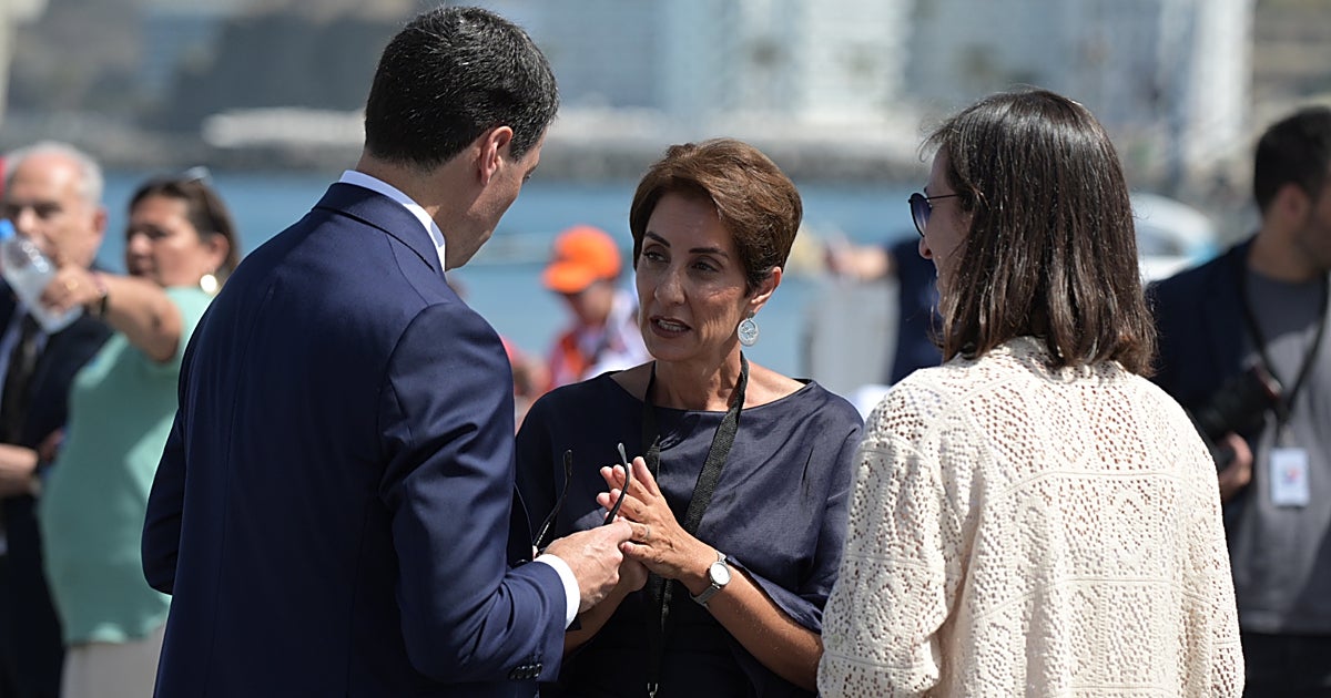 La alcaldesa de Mogán, a Sánchez en Arguineguín: «Si esto vu