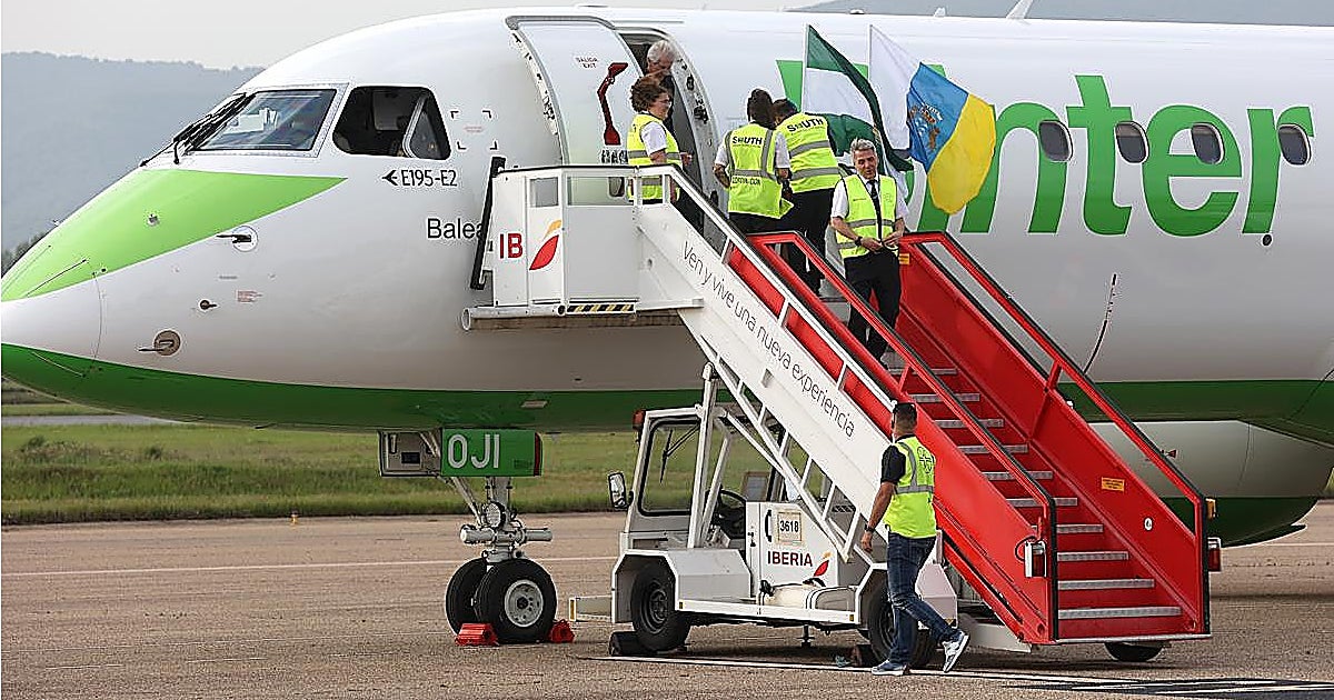 Binter logra su récord de pasajeros en el aeropuerto de Córdoba
