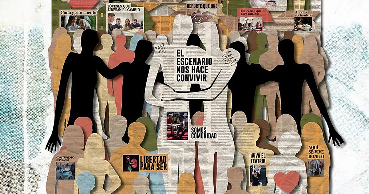 «El escenario nos hace convivir»: la poderosa imagen con la 