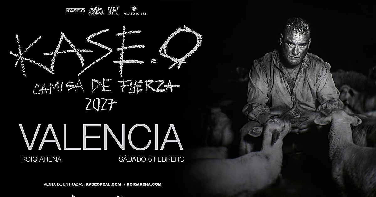 El rapero  KASE.O actuará el 6 de febrero en Roig Arena