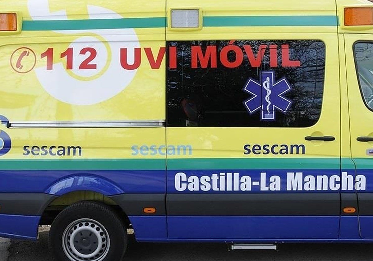 El hombre ha sido trasladado en una UVI al la Unidad de Quemados de Getfe.