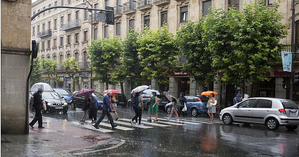 Ocho provincias de Castilla y León, en alerta amarilla por tormentas