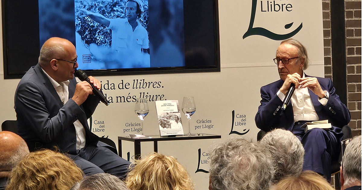 Miguel A. Torres brinda en sus memorias por la historia del vino español